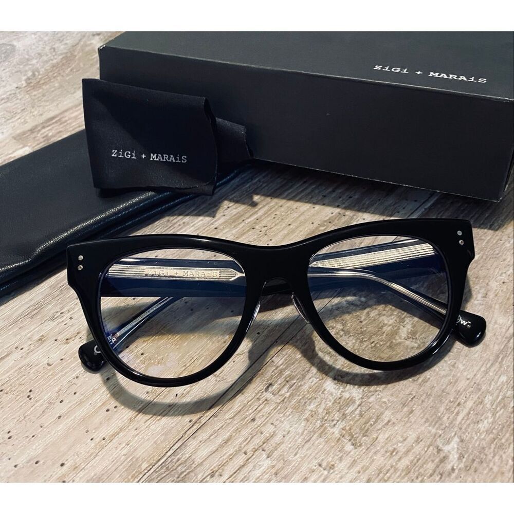 Zigi + Marais Art Edit Frida Black Blue Light Eye Glasses